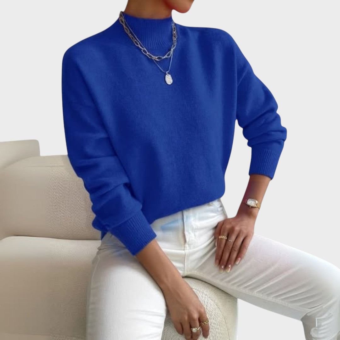 Trui "Elisabeth" – Basic met Hoge Kraag