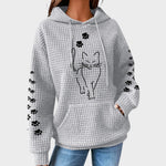 Hoodie "Maja" – Kattenmotief