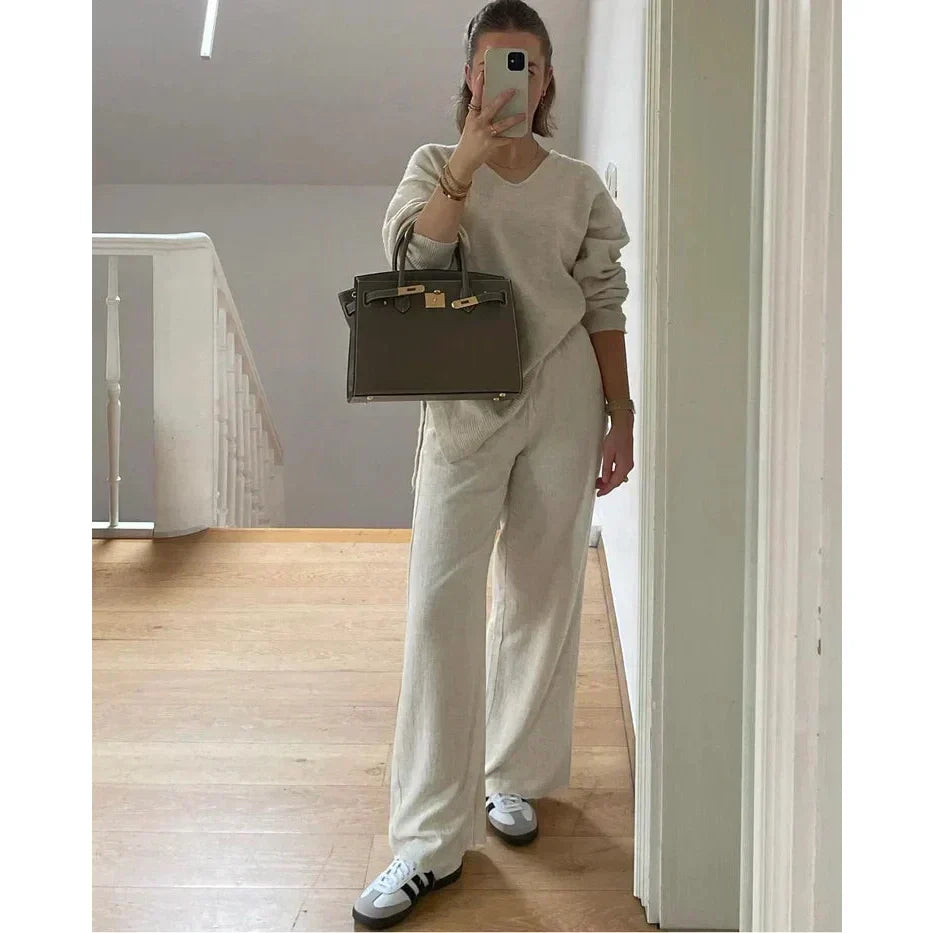 Handtas "Kensington" – Volnerf Leer met Draaisluiting