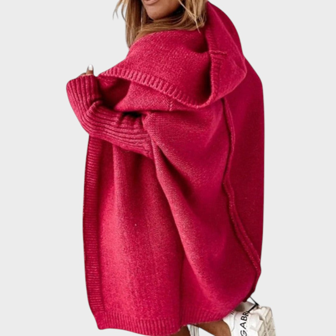 Cardigan "Elke" – Oversized met Kap