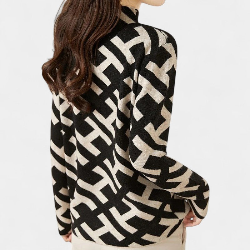 Elegante Trui "Christina" – Zwart