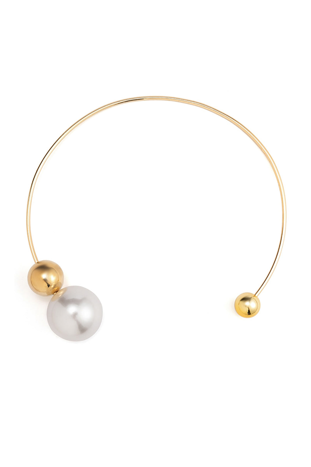 Collier – Perles métalliques