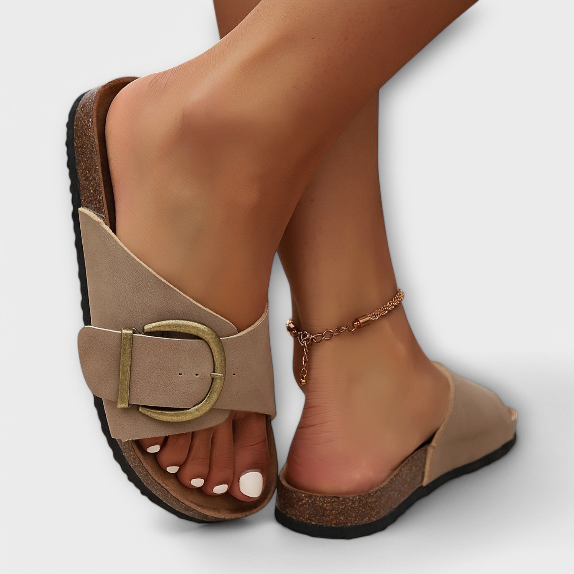 Sandales orthopédiques "Ulrike" – Boucle vintage