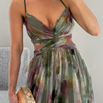 Maxikleed "Katharina" – Chiffon met Bloemenprint