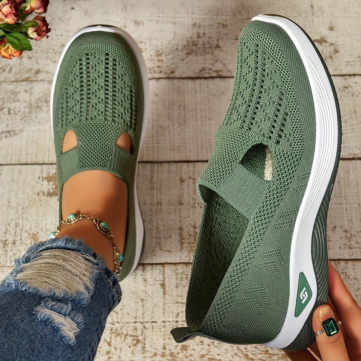 Comfortsneakers "Ottilie" – Ademend Instapmodel