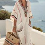 Robe Caftan "Lina" – Ambiance méditerranéenne