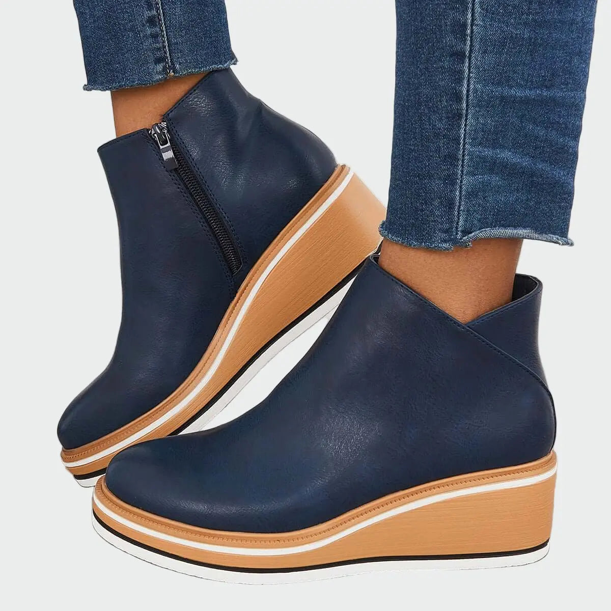 Plateauschoenen – Minimalistisch Leer