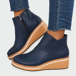 Plateauschoenen – Minimalistisch Leer