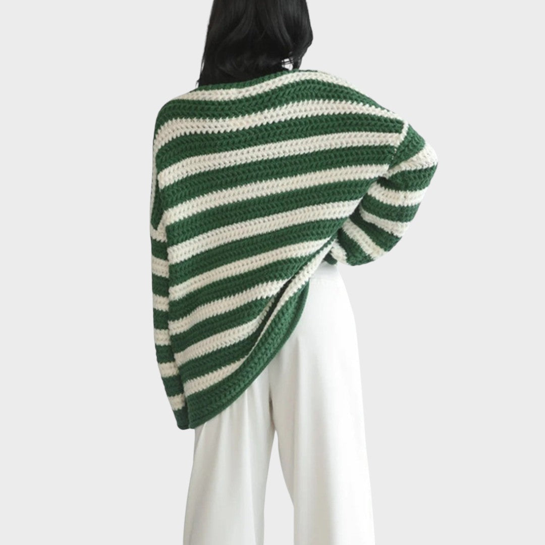 Pull "Antonia" – Maille Rayée