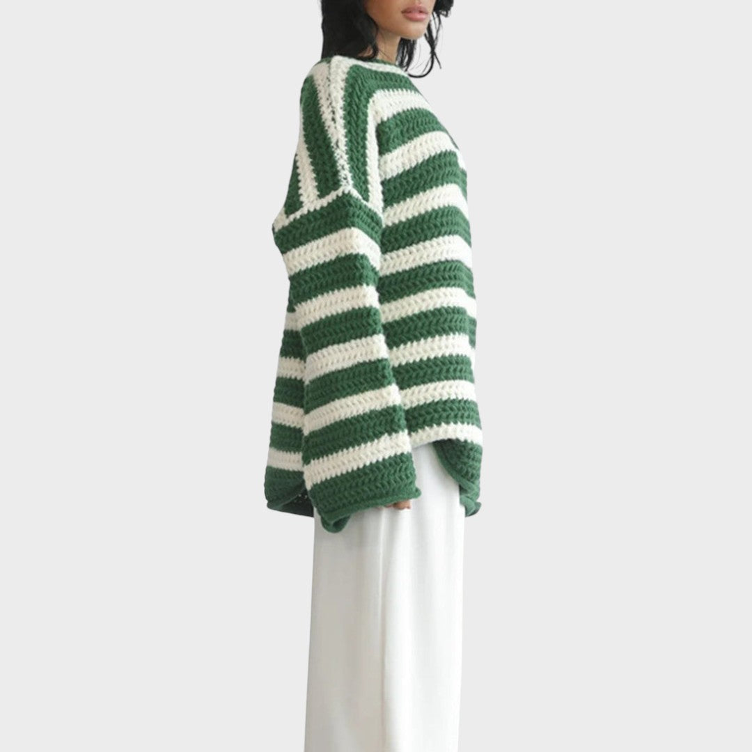 Pull "Antonia" – Maille Rayée