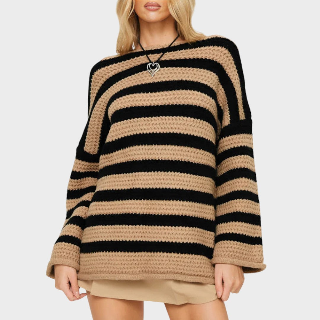 Pull "Antonia" – Maille Rayée