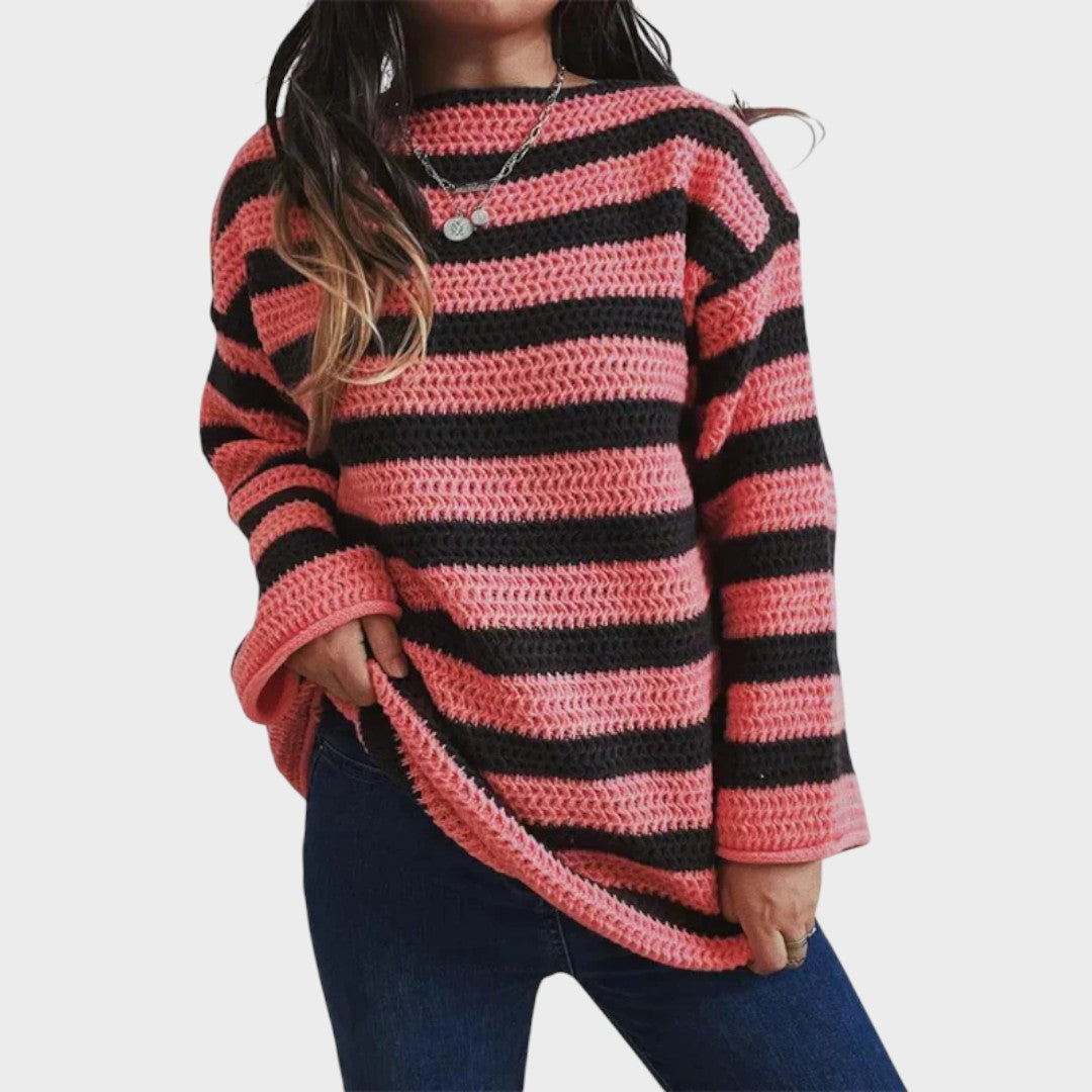 Pull "Antonia" – Maille Rayée
