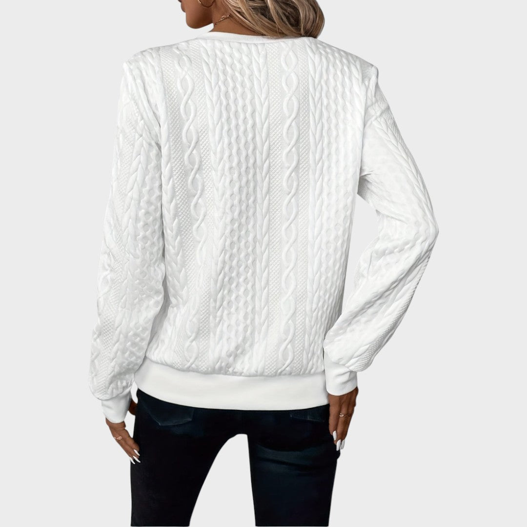 Pull "Ida" – Maille Zippée