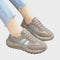 Chaussures à lacets "Nora" – Aspect daim léger