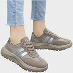 Veterschoenen "Nora" – Licht Suèdelook