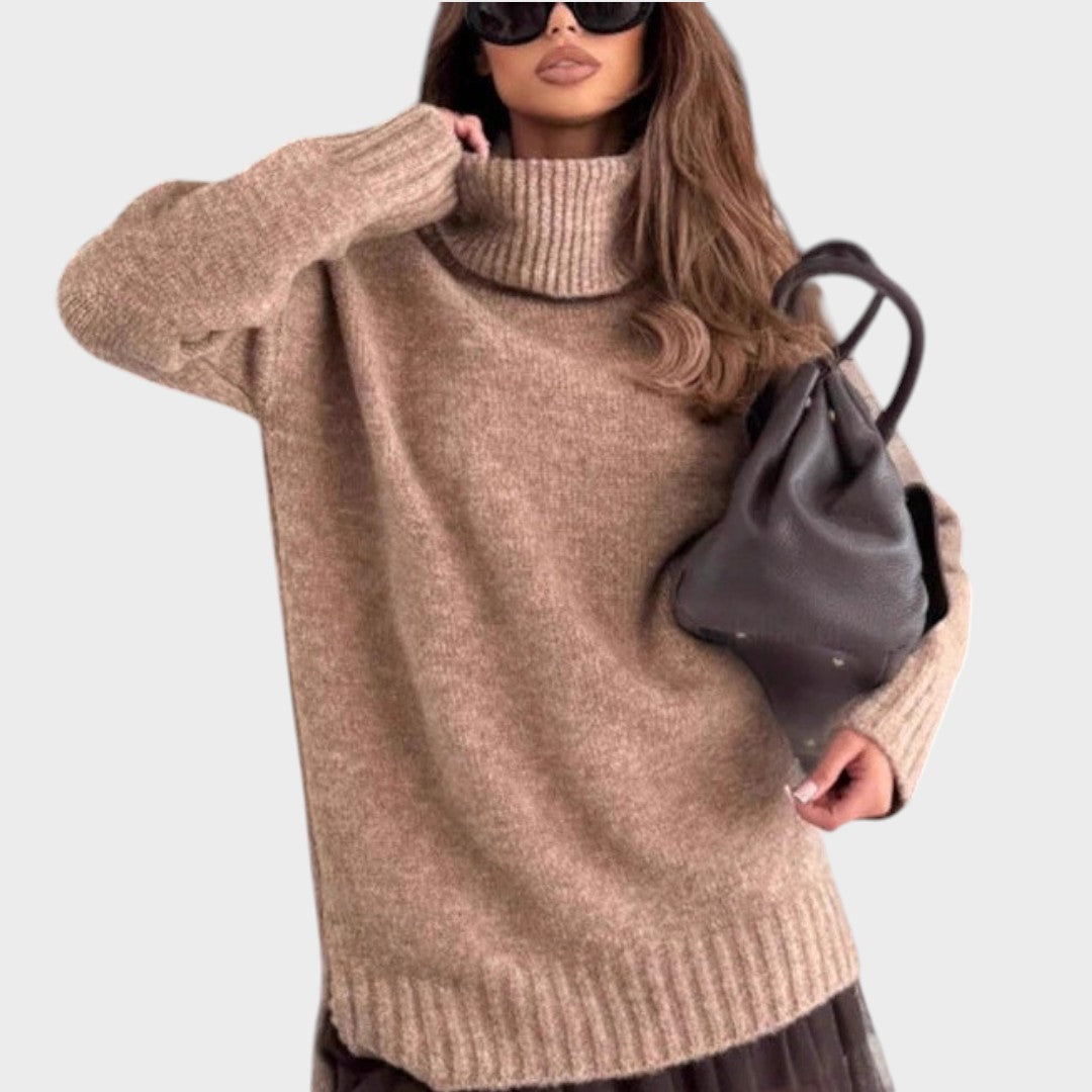 Trui "Eloria" – Oversized met Brede Col