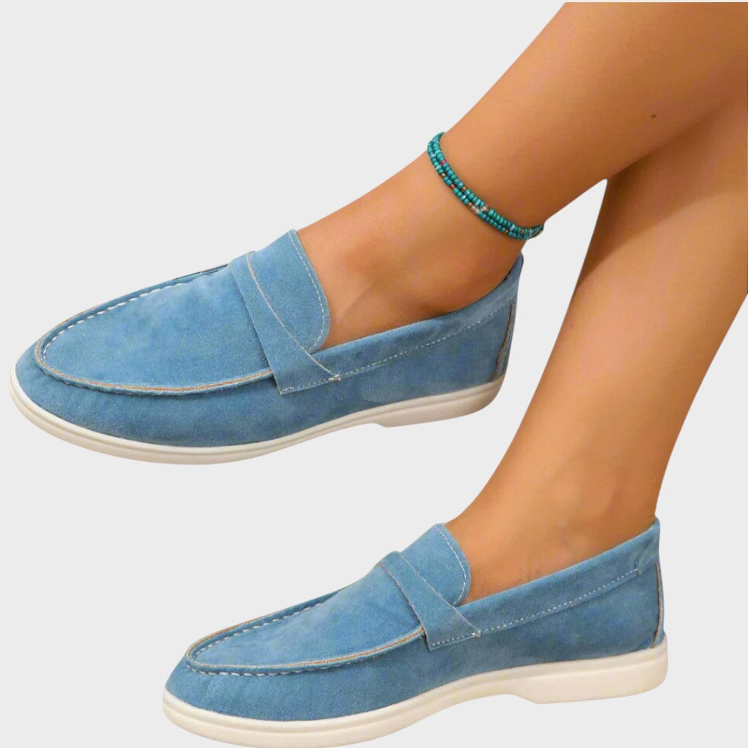 Mocassins confort "Lea" – Aspect daim