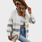 Cardigan "Sabine" – Lang Gestreept