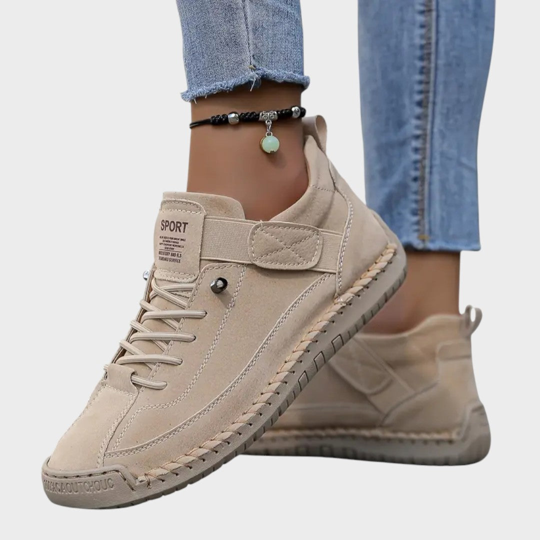 Sneakers "Marie-Luise" – Leer met Elastiek