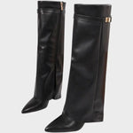 Bottes "Friederike" – Cuir haut à tige large