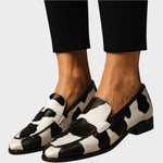 Mocassins "Marie" – Imprimé animal à petit talon