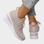 Baskets confort "Christa" – Avec strass