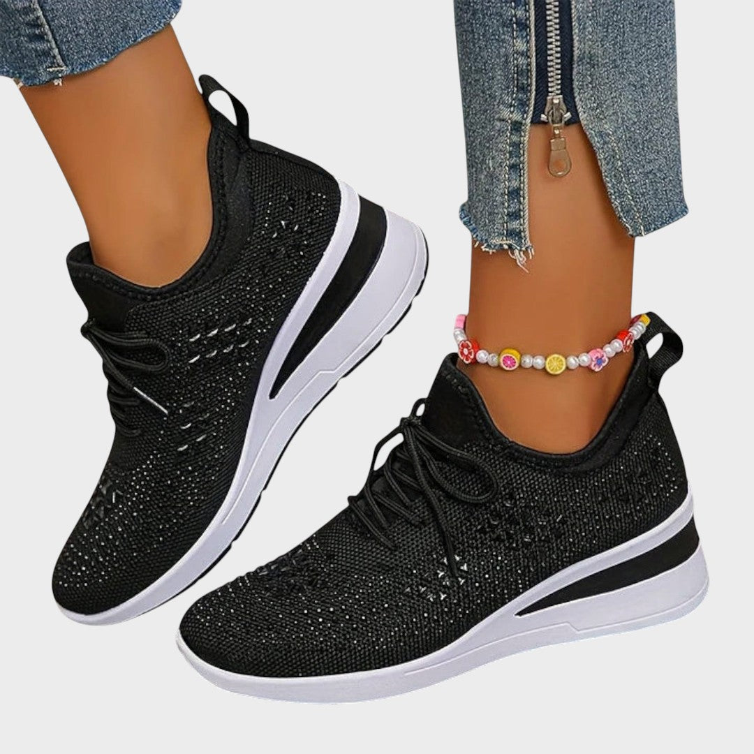 Baskets confort "Christa" – Avec strass