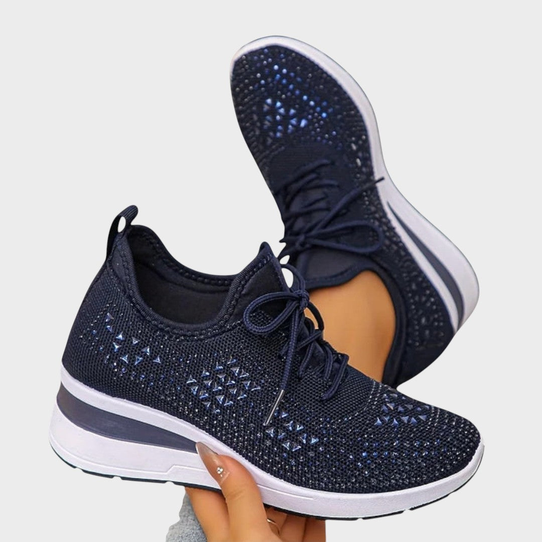Baskets confort "Christa" – Avec strass