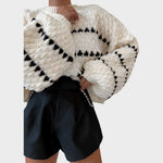 Pull "Veronika" – Oversize à Manches Ballon