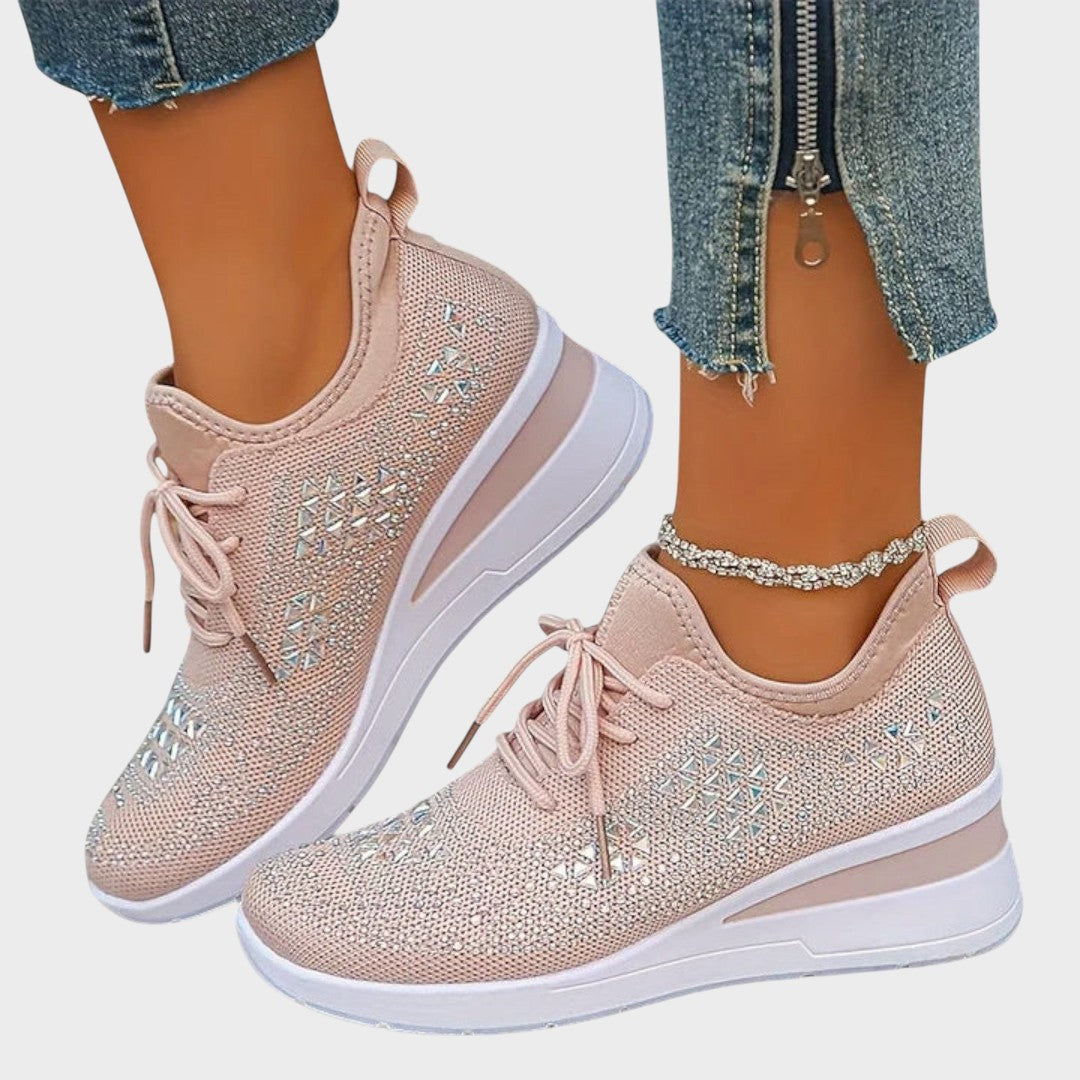Baskets confort "Christa" – Avec strass