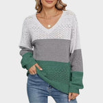 Pull "Annika" – Maille Fine Col en V