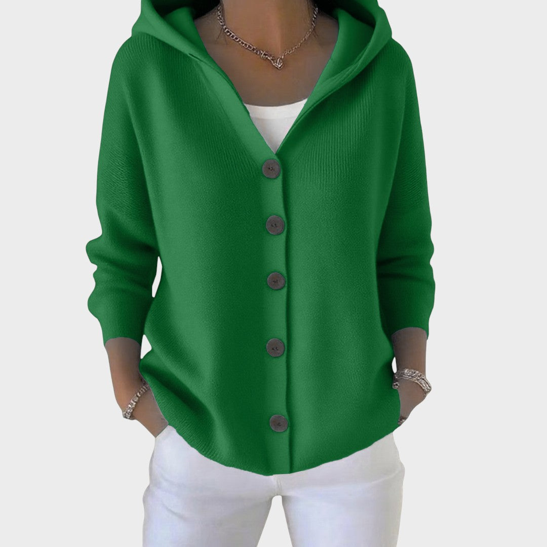 Cardigan "Mia" – Gebreid met Kap