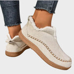 Bottines doublées "Merle" – Aspect daim