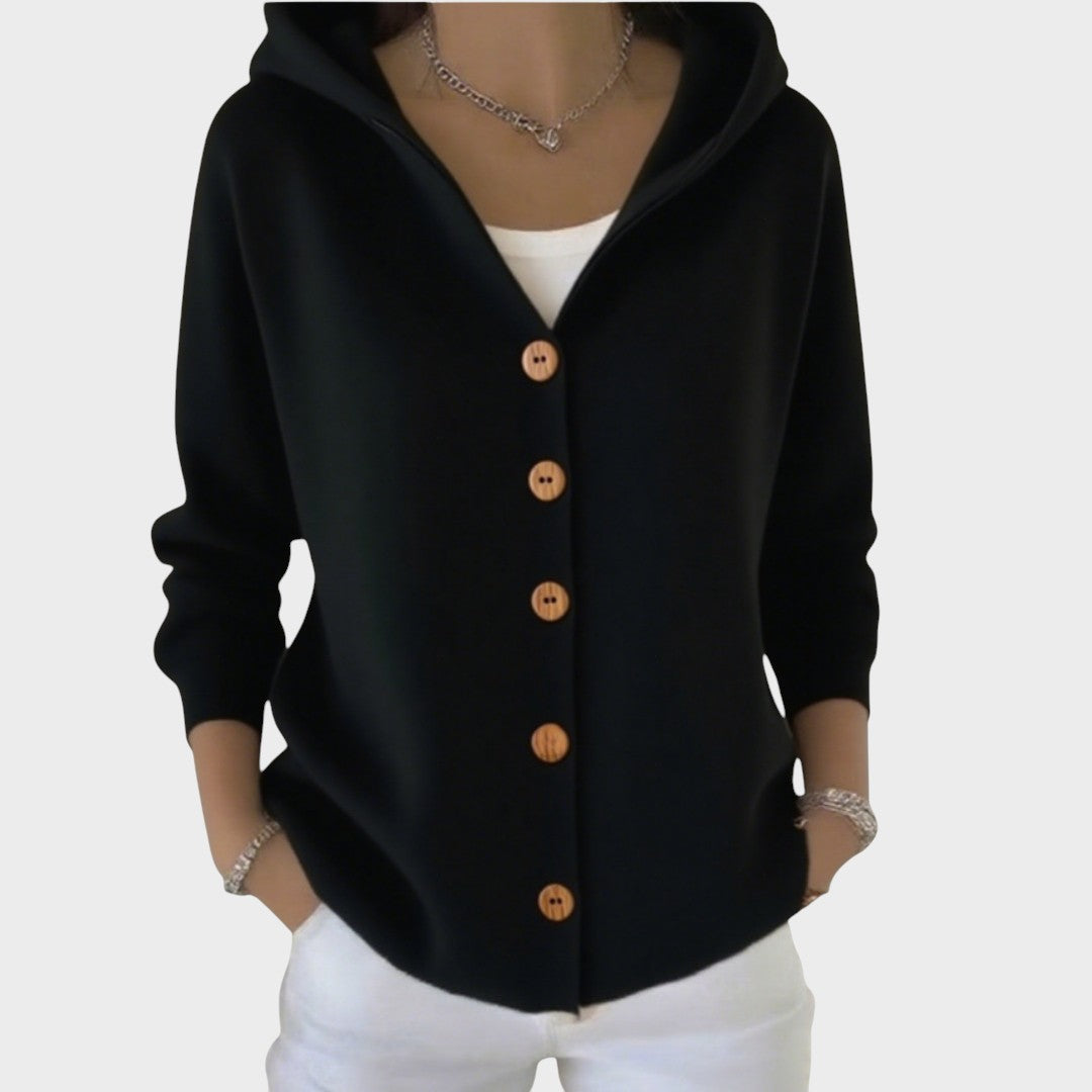 Cardigan "Mia" – Gebreid met Kap
