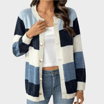 Lang Vest "Luise" – Knopen & Blokstrepen