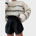 Pull "Veronika" – Oversize à Manches Ballon