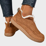 Bottines doublées "Merle" – Aspect daim