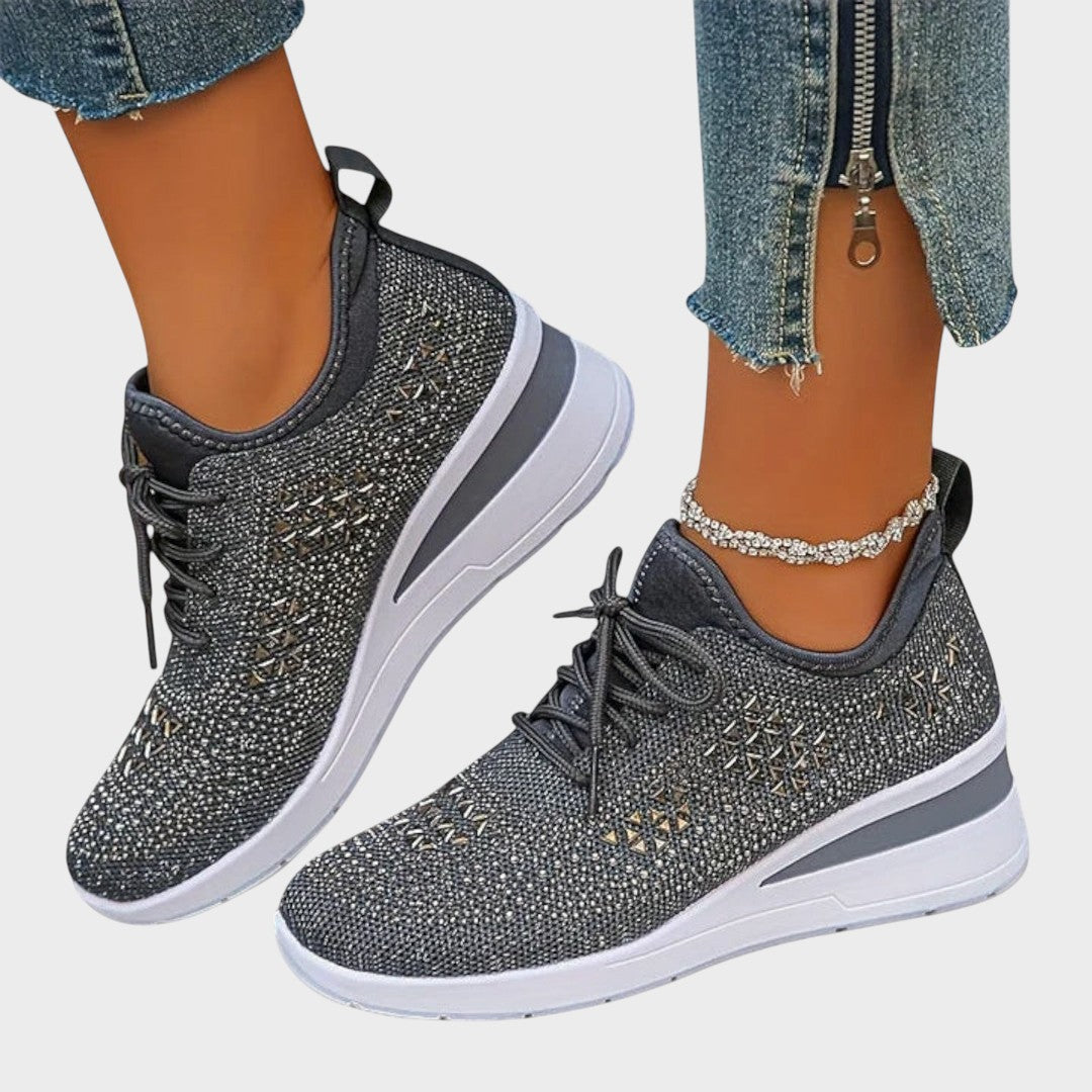 Baskets confort "Christa" – Avec strass