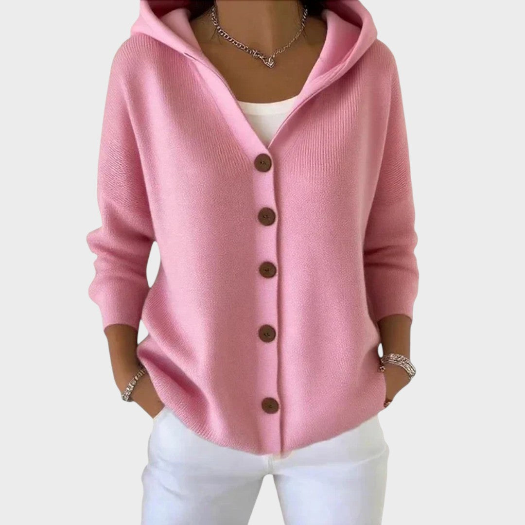 Cardigan "Mia" – Gebreid met Kap