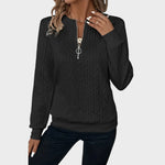 Pull "Ida" – Maille Zippée