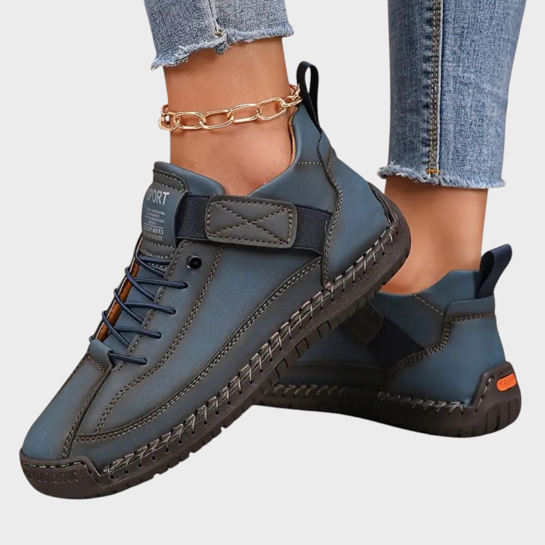 Baskets "Marie-Luise" – Cuir & élastique