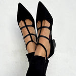 Pumps "Giada" – Spitse Neus & Gekruiste Bandjes