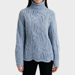 Pull "Lea" – Maille à Détails Torsadés