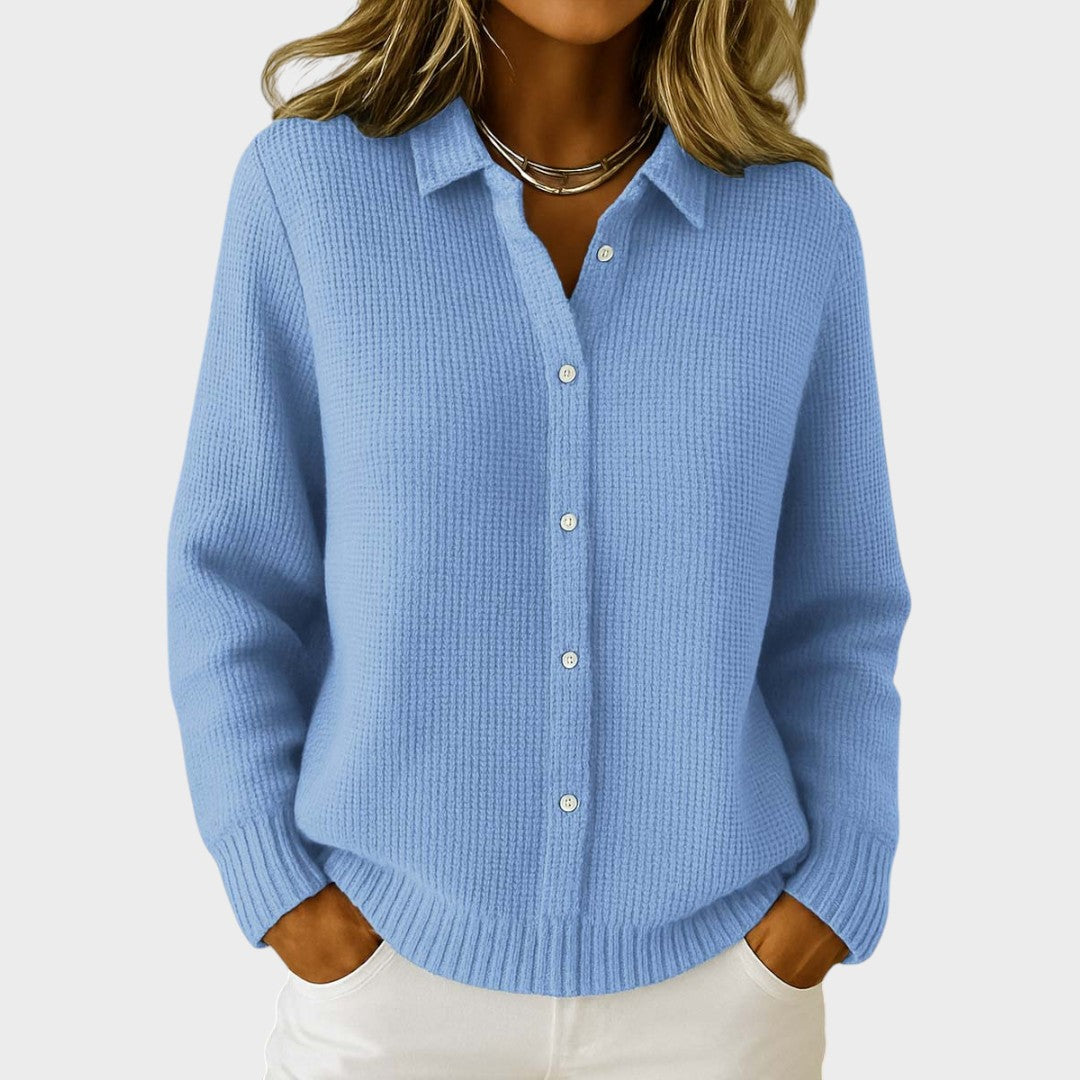 Gilet "Clara" – Ajouré à Col