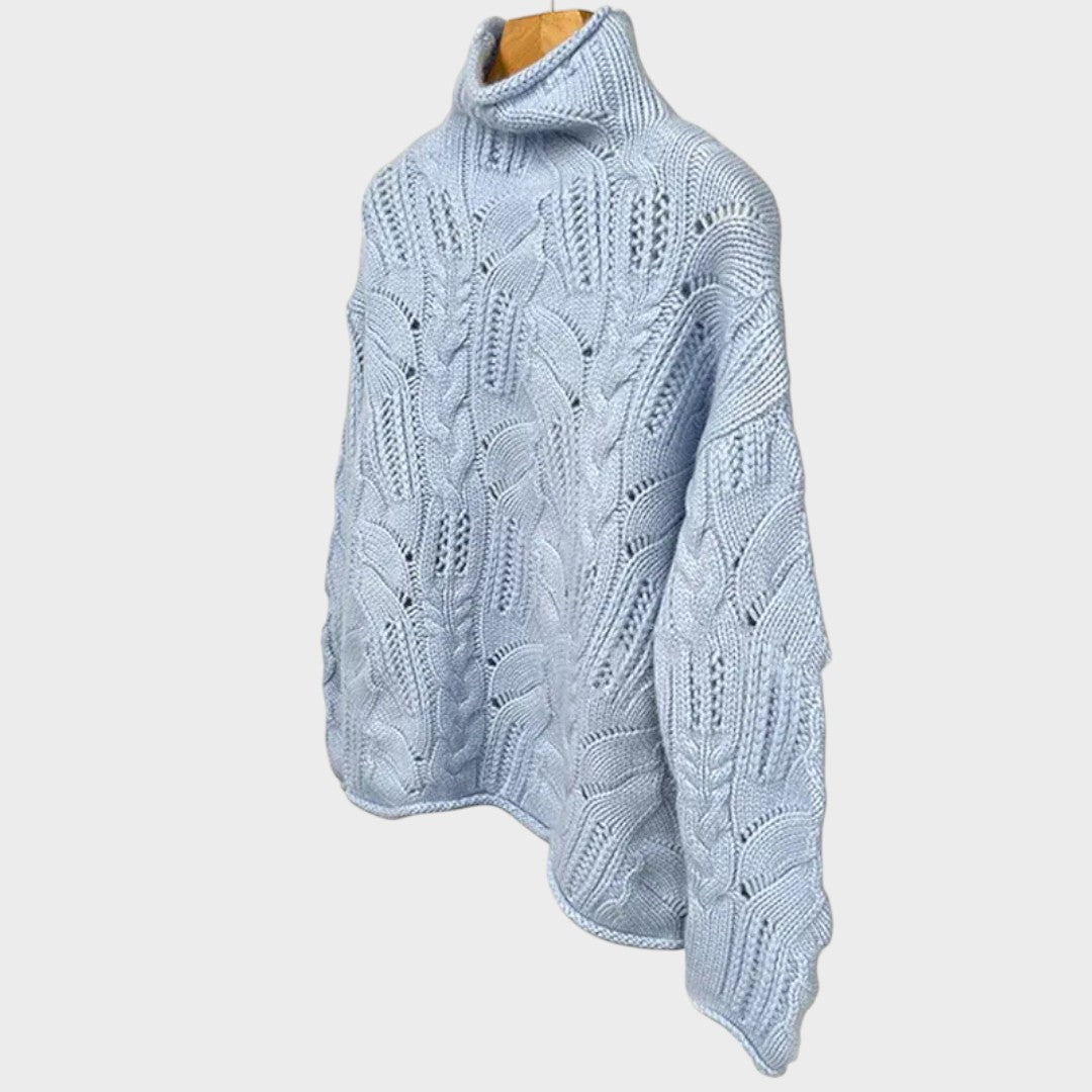 Pull "Lea" – Maille à Détails Torsadés