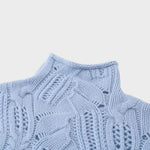 Pull "Lea" – Maille à Détails Torsadés