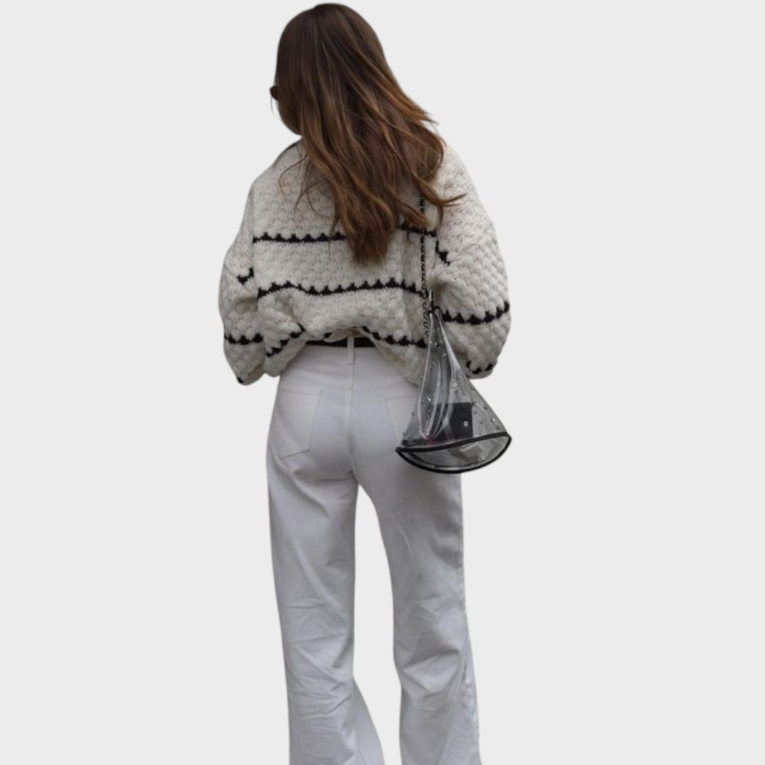 Pull "Veronika" – Oversize à Manches Ballon