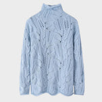 Pull "Lea" – Maille à Détails Torsadés