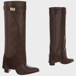 Bottes "Friederike" – Cuir haut à tige large