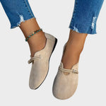 Mocassins confort "Mia" – Daim doux